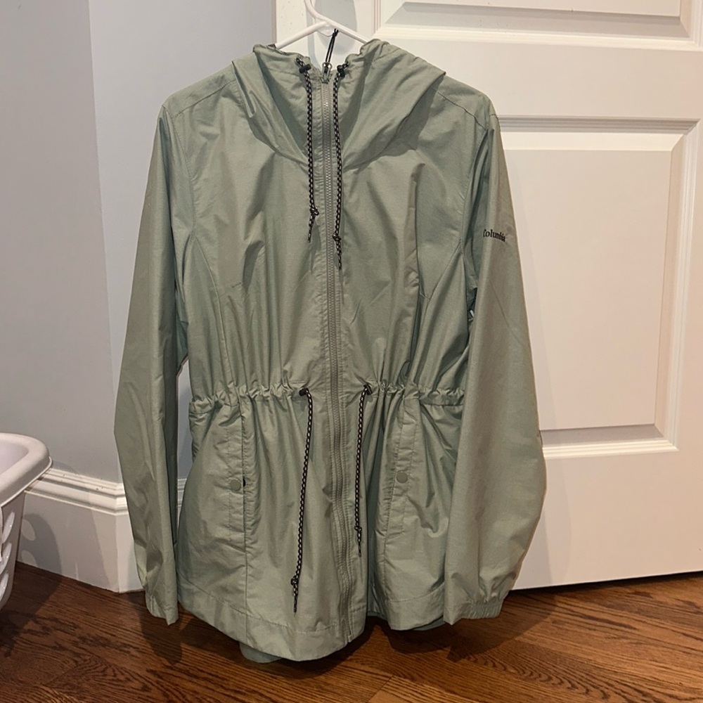 Columbia Rain Jacket, Green